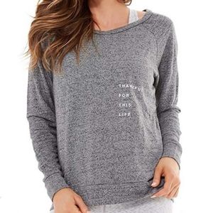 Good hYOUman Jordie “Thankful for this Life” Pullover Top